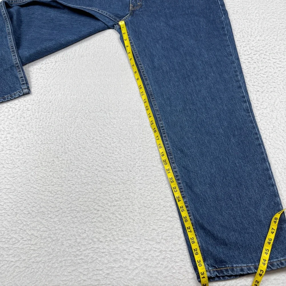 Levis 550 Relaxed Fit Jeans Mens 42x32 Blue Denim Tapered Leg NWT 005504886